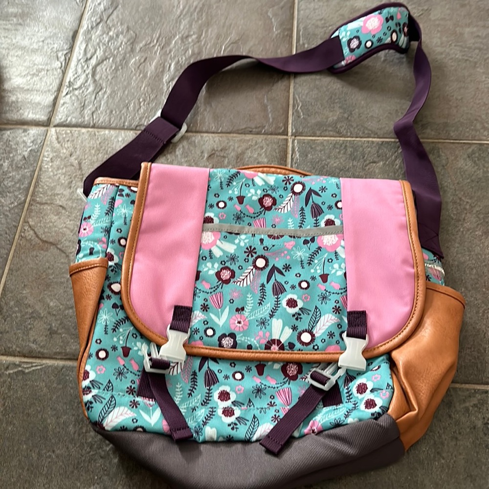 never used pottery barn kids satchel bag